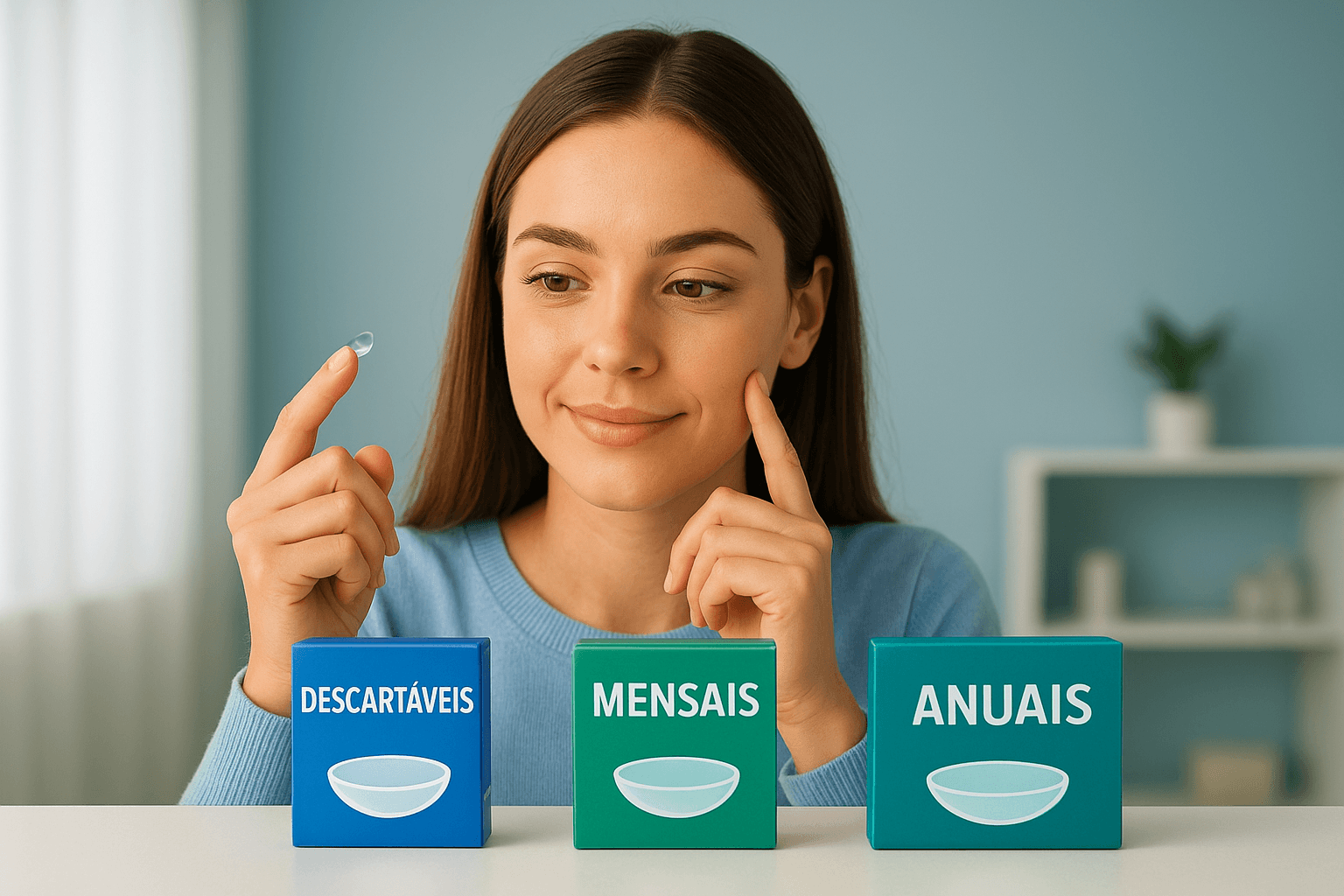 Lentes de Contato Descartáveis, Mensais ou Anuais Veja Como Escolher e Economize na Compra